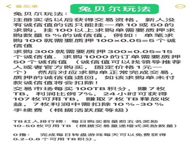 兔贝尔，9月10号上线，首创模式，高收益