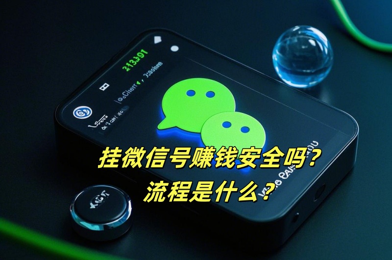 挂微信号赚钱安全吗？流程是什么？